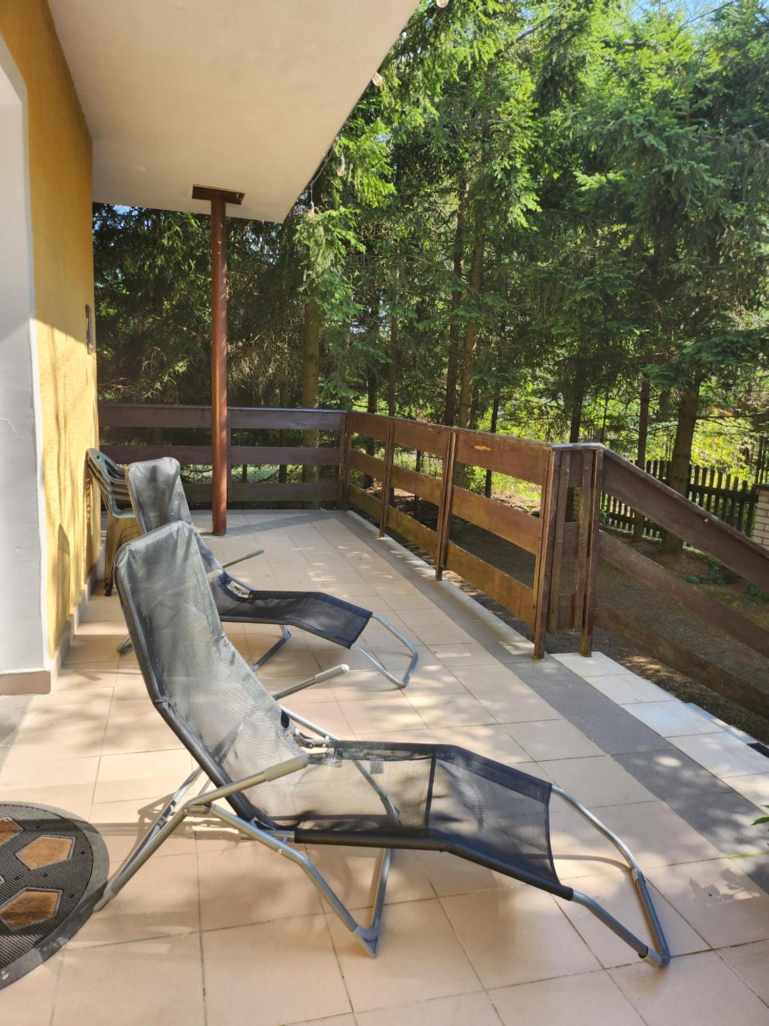 Villa Duzy Dom Wilkasy Zalesie 100M Od Plazy Exterior foto